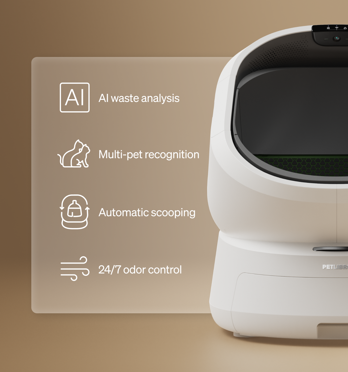 Luma Smart Litter Box with Wet Feeder