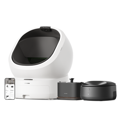 Luma Smart Litter Box & Polar Smart Wet Food Feeder & Dockstream 2 Smart Fountain