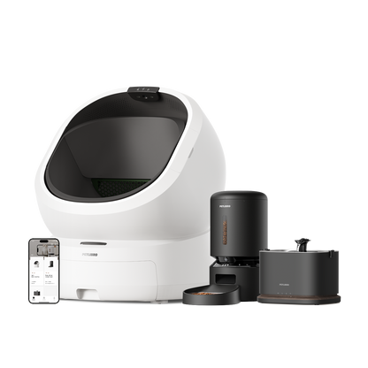 Luma Smart Litter Box & Granary Smart Camera Feeder & Dockstream 2 Smart Fountain