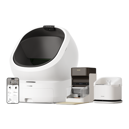 Luma Smart Litter Box & Dockstream RFID Smart Fountain & One RFID Smart Feeder