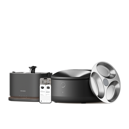 Polar Smart Wet Food Feeder & Dockstream 2 Smart Fountain